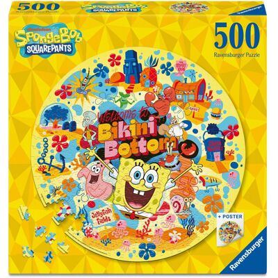 Ravensburger - Sponge Bob 500p round Ravensburger - Sponge Bob 500p round