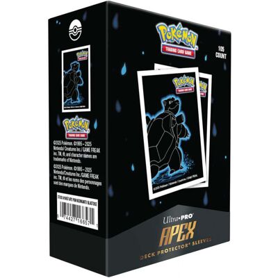 Pokémon - Neon Kanto: Apex Deck Protector - Blastoise Pokémon - Neon Kanto: Apex Deck Protector - Blastoise