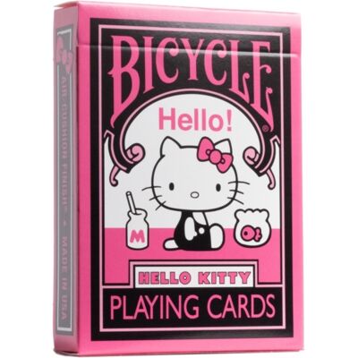Hello Kitty: Bicycle(r) Hello Kitty Black Pink Playing Cards Hello Kitty: Bicycle(r) Hello Kitty Black Pink Playing Cards