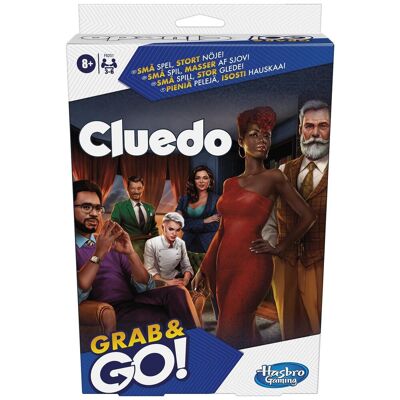 Hasbro Cluedo Grab & Go - Klassiskt detektivspel Hasbro Cluedo Grab & Go - Klassiskt detektivspel