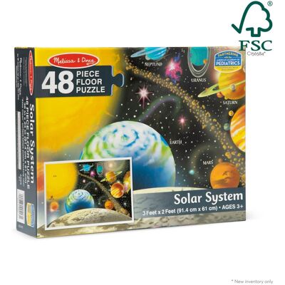 Melissa & Doug MND Floor Puzzle Solar System 48pcs Melissa & Doug MND Floor Puzzle Solar System 48pcs