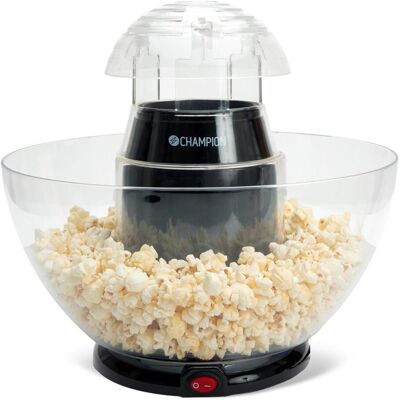 Champion: Popcornmaskin Pop-in-bowl PCM300 Svart Metallic Champion: Popcornmaskin Pop-in-bowl PCM300 Svart Metallic
