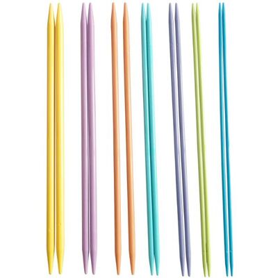 N018 - Set med 7 st. storlekar Strumpstickor i plast N018 - Set med 7 st. storlekar Strumpstickor i plast