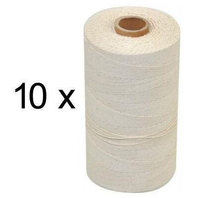 10 st. rullar Mattvarp 12/6 Oblekt 500 gr / rulle 10 st. rullar Mattvarp 12/6 Oblekt 500 gr / rulle