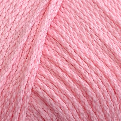 Merc. Cablé 12/6 Virkgarn 200 gr. på nystan - Rosa Merc. Cablé 12/6 Virkgarn 200 gr. på nystan - Rosa