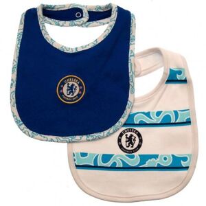 Chelsea FC babyhaklappar (Paket om 2)