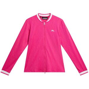 J.Lindeberg Leonora Mid Layer träningströja (dam) - Fuchsia Purple, XL J.Lindeberg Leonora Mid Layer träningströja (dam) - Fuchsia Purple, XL