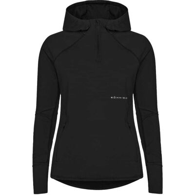 Röhnisch Free Motion Half Zip träningströja (dam) - Black, S Röhnisch Free Motion Half Zip träningströja (dam) - Black, S