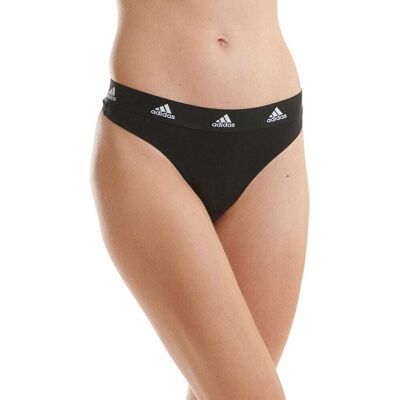 Adidas Thong bomullstrosor (dam) - Black, S Adidas Thong bomullstrosor (dam) - Black, S