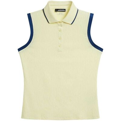 J.Lindeberg Lila Sleeveless Top (dam) - Wax Yellow, M J.Lindeberg Lila Sleeveless Top (dam) - Wax Yellow, M