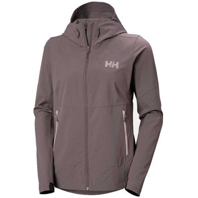 Helly Hansen Blaze Hooded Softshell Jacket skaljacka (dam) - Sparrow Grey, L Helly Hansen Blaze Hooded Softshell Jacket skaljacka (dam) - Sparrow Grey, L