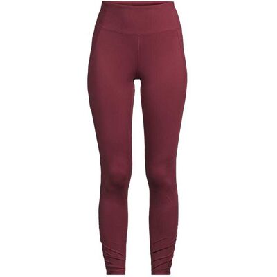 Casall Crease High Waist Tights träningstights (dam) - Evening Red, M Casall Crease High Waist Tights träningstights (dam) - Evening Red, M