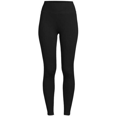 Casall Multi Rib Sömlösa Lila Yoga Leggings - M Casall Multi Rib Sömlösa Lila Yoga Leggings - M