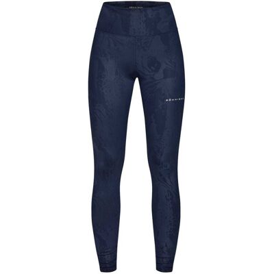 Röhnisch Untamed Emboss Tights träningstight (dam) - Beetle Emboss Navy, S Röhnisch Untamed Emboss Tights träningstight (dam) - Beetle Emboss Navy, S