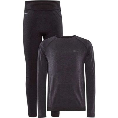 Craft Core Dry Active Comfort Set underställsset (barn/ungdom) - Black, 134/140 Craft Core Dry Active Comfort Set underställsset (barn/ungdom) - Black, 134/140