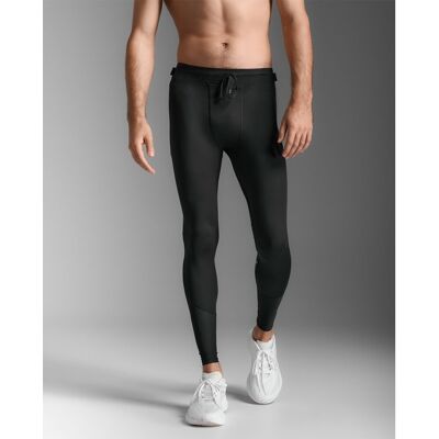 2XU Aero Mesh Compression Tights (herr) - Black/Silver Reflective, XL 2XU Aero Mesh Compression Tights (herr) - Black/Silver Reflective, XL