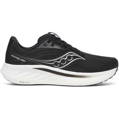 Saucony Saucony Ride 18 löparskor (herr) - Black/White, 45 Saucony Saucony Ride 18 löparskor (herr) - Black/White, 45