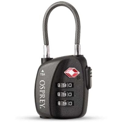 Osprey TSA 3 Dial Cable Lock hänglås (unisex) Osprey TSA 3 Dial Cable Lock hänglås (unisex)