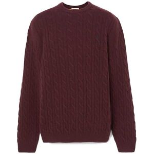 Timberland Phillips Brook lambswool cablecrew sweatshirt (herr) - Wheat Boot, M Timberland Phillips Brook lambswool cablecrew sweatshirt (herr) - Wheat Boot, M