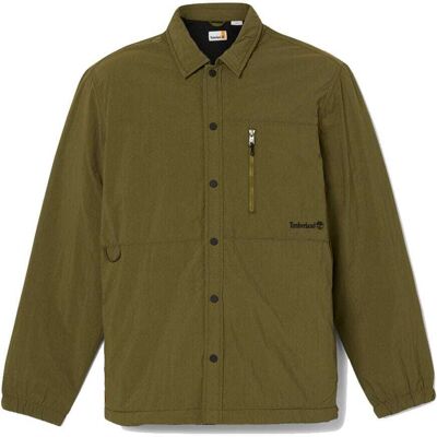 Timberland Fleece-lined Shirt Jacka (herr) - Dark Olive, XL Timberland Fleece-lined Shirt Jacka (herr) - Dark Olive, XL