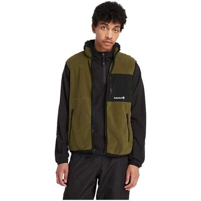 Timberland Outdoor Archive Vest fleeceväst (herr) - Mineral Yellow, L Timberland Outdoor Archive Vest fleeceväst (herr) - Mineral Yellow, L