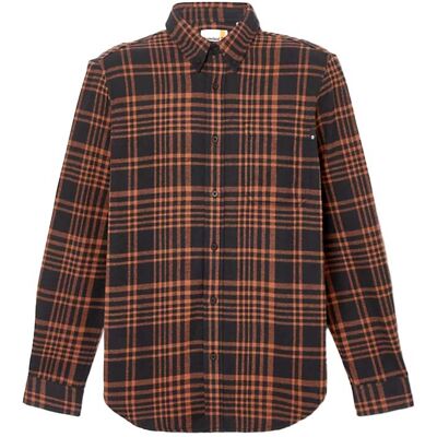 Timberland Heavy flannel check skjorta (herr) - Dark Olive, S Timberland Heavy flannel check skjorta (herr) - Dark Olive, S