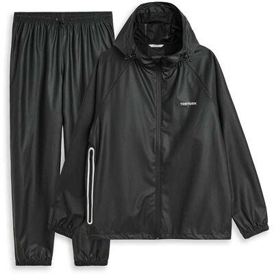 Tretorn Packable Rainbreaker Set regnställ (unisex) - Navy Blaze, XL Tretorn Packable Rainbreaker Set regnställ (unisex) - Navy Blaze, XL