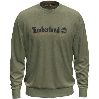 Timberland WWES Crew Neck Sweatshirt BB Regular (herr) - Island Fossil, XXXL Timberland WWES Crew Neck Sweatshirt BB Regular (herr) - Island Fossil, XXXL