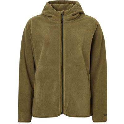 Tretorn Tech Fleece Hood fleecejacka (dam) - Dark Olive, XS Tretorn Tech Fleece Hood fleecejacka (dam) - Dark Olive, XS