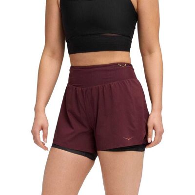 Hoka Skyglide Short träningsshorts (dam) - Cherry, S Hoka Skyglide Short träningsshorts (dam) - Cherry, S