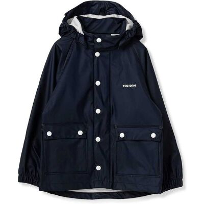 Tretorn Kids Wings Raincoat regnjacka (barn) - Navy, 110/116 Tretorn Kids Wings Raincoat regnjacka (barn) - Navy, 110/116