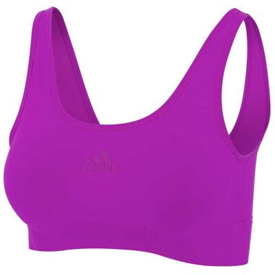 Adidas Bustier ribbad BH (dam) - Purple, XXL Adidas Bustier ribbad BH (dam) - Purple, XXL
