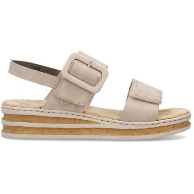 Rieker 62950-62 sandaler med kilklack (dam) - Montreux, 39 Rieker 62950-62 sandaler med kilklack (dam) - Montreux, 39