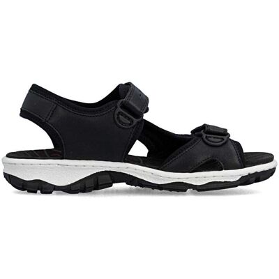 Rieker 68866-00 sandaler (dam) - Svart, 40 Rieker 68866-00 sandaler (dam) - Svart, 40