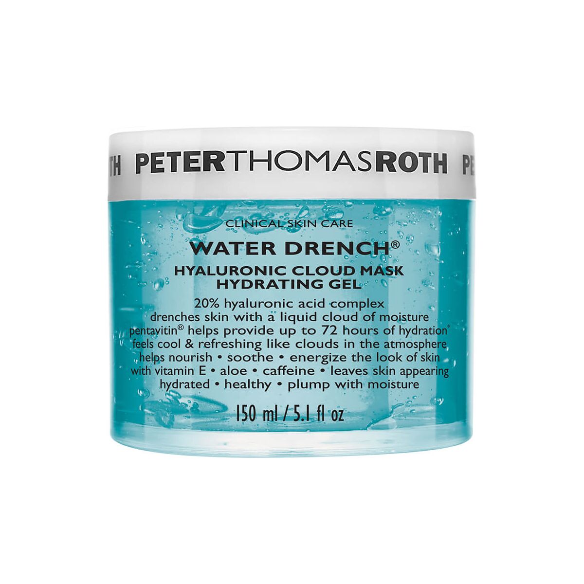 Roth Water Drench Hyaluronic Cloud Mask Hydrating Gel 150 Ml