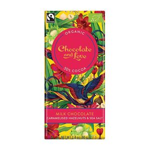 Saluhall.se Chocolate And Love - Mjölkchoklad Karamelliserade Hasselnötter & Havssalt