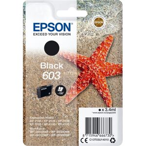 Bläckpatron Epson 603 Svart Blister 3,4 Ml