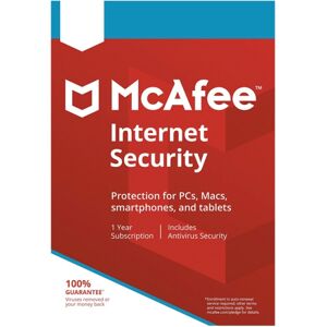 McAfee Internet Security - 10 enheder / 1 år