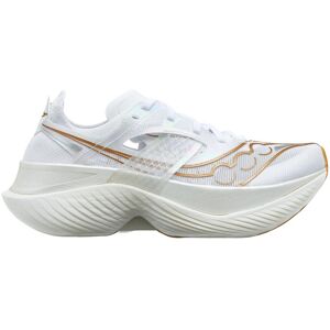 Saucony Endorphin Elite Shoes White Gold, Size 46 - EUR