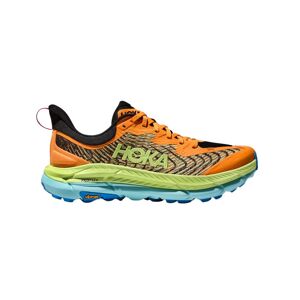 Hoka Mafate Speed 4 Orange Green Shoes SS24, Size EU 42