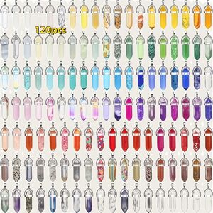 TEMU 120pcs Multicolor Crystal Pendants, Hexagonal Glass Quartz -shaped Beads, Making Kit, Arts And Crafts And Sewing Supplies, Decorative Bead Making