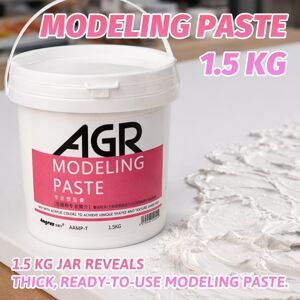 TEMU 1.5kg Modeling Paste Thick Texture Paste For 3d Effects, Sculpting, Canvas Painting, Crafts