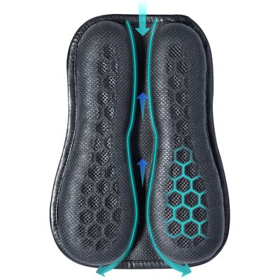 Temu Universal Foldable Motorcycle Seat Cushion, High Elasticity Gel 3d Honeycomb Comfortable Breathable Shock Absorption For Long Ride Seat Cover Temu Universal Foldable Motorcycle Seat Cushion, High Elasticity Gel 3d Honeycomb Comfortable Breathable Shock Absorption For Long Ride Seat Cover