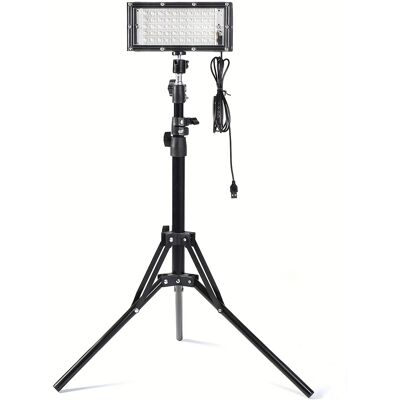TEMU Usb Power Portable Led Camping Light With Adjustable Tripod Stand Ideal For And Hiking, Camping Gear With Adjustable Brightness And Color Temperature, Without Battery TEMU Usb Power Portable Led Camping Light With Adjustable Tripod Stand Ideal For And Hiking, Camping Gear With Adjustable Brightness And Color Temperature, Without Battery