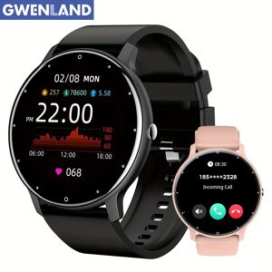 Temu Gwenland 2024 New Smart Watch Men Full Touch Screen Sport Fitness Watch Ip67 Waterproof Wireless For Android Iphone Smartwatch Men+box - 1.28