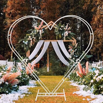 TEMU Wedding Heart Shape Round Archway Backdrop Stand Metal Wedding Background Display Stand 6.8ft Arch Frame Flower Balloon Decoration Road Leads TEMU Wedding Heart Shape Round Archway Backdrop Stand Metal Wedding Background Display Stand 6.8ft Arch Frame Flower Balloon Decoration Road Leads