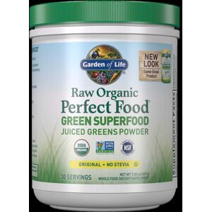 Garden of Life Ekologiskt Raw Perfect Food Grönt Superfood, Original - 207g