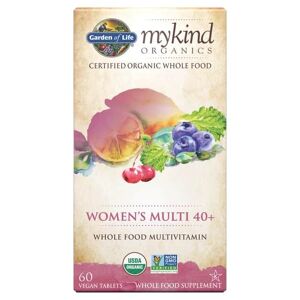 Garden of Life Mykind Organics Kvinnors Multi 40+ - 60 Veganska Tabletter
