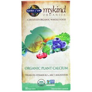 Garden of Life Organics Växtkalcium - 180 Kapslar, Min Typ