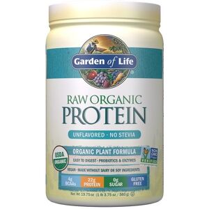 Garden of Life Ekologiskt Rått Protein Av Ek, Osmakat - 560g